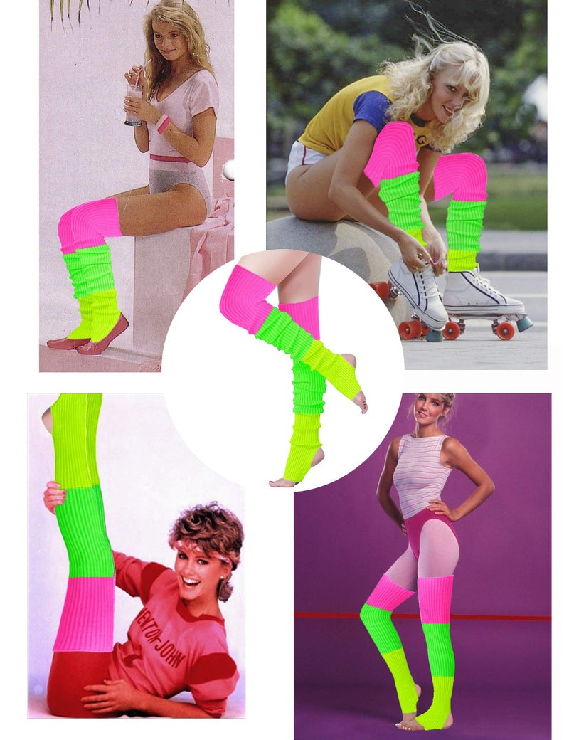 v28 Women Over Knee Cable Knit Ribbed Crochet Long Boot Leg Warmers (H81-mix3) - Image 5
